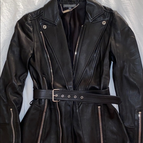 Alexander McQueen Women’s Leather Jacket - Picture 1 of 4